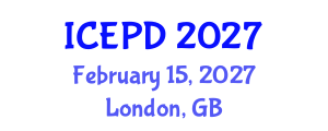 International Conference on Educational Policy and Development (ICEPD) February 15, 2027 - London, United Kingdom International Conference on Educational Policy and Development (ICEPD) February 15, 2027 - London, United Kingdom