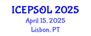International Conference on Educational Policy Studies, Organization and Leadership (ICEPSOL) April 15, 2025 - Lisbon, Portugal