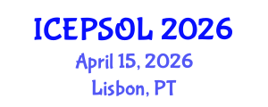 International Conference on Educational Policy Studies, Organization and Leadership (ICEPSOL) April 15, 2026 - Lisbon, Portugal