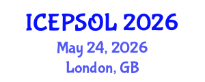 International Conference on Educational Policy Studies, Organization and Leadership (ICEPSOL) May 24, 2026 - London, United Kingdom