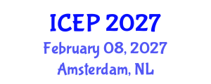 International Conference on Educational Psychology (ICEP) February 08, 2027 - Amsterdam, Netherlands International Conference on Educational Psychology (ICEP) February 08, 2027 - Amsterdam, Netherlands