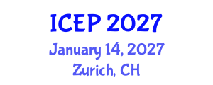 International Conference on Educational Psychology (ICEP) January 14, 2027 - Zurich, Switzerland International Conference on Educational Psychology (ICEP) January 14, 2027 - Zurich, Switzerland