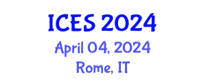 International Conference on Educational Sciences (ICES) April 04, 2024 - Rome, Italy