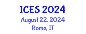 International Conference on Educational Sciences (ICES) August 22, 2024 - Rome, Italy