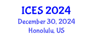 International Conference on Educational Sciences (ICES) December 30, 2024 - Honolulu, United States