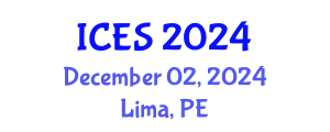 International Conference on Educational Sciences (ICES) December 02, 2024 - Lima, Peru