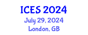 International Conference on Educational Sciences (ICES) July 29, 2024 - London, United Kingdom