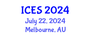 International Conference on Educational Sciences (ICES) July 22, 2024 - Melbourne, Australia