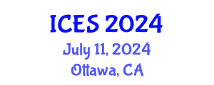 International Conference on Educational Sciences (ICES) July 11, 2024 - Ottawa, Canada