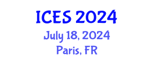 International Conference on Educational Sciences (ICES) July 18, 2024 - Paris, France