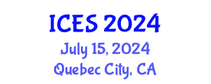International Conference on Educational Sciences (ICES) July 15, 2024 - Quebec City, Canada