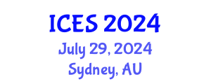 International Conference on Educational Sciences (ICES) July 29, 2024 - Sydney, Australia