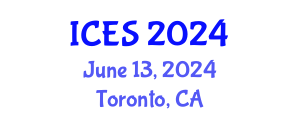International Conference on Educational Sciences (ICES) June 13, 2024 - Toronto, Canada
