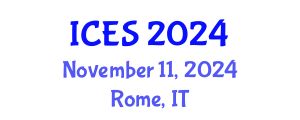 International Conference on Educational Sciences (ICES) November 11, 2024 - Rome, Italy