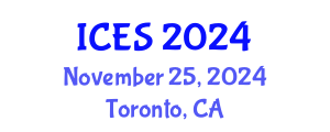 International Conference on Educational Sciences (ICES) November 25, 2024 - Toronto, Canada