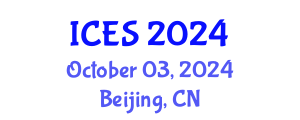 International Conference on Educational Sciences (ICES) October 03, 2024 - Beijing, China