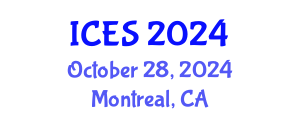 International Conference on Educational Sciences (ICES) October 28, 2024 - Montreal, Canada