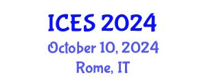 International Conference on Educational Sciences (ICES) October 10, 2024 - Rome, Italy