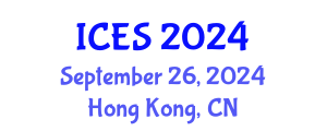 International Conference on Educational Sciences (ICES) September 26, 2024 - Hong Kong, China
