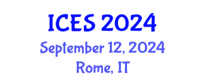 International Conference on Educational Sciences (ICES) September 12, 2024 - Rome, Italy