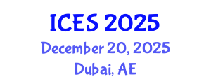 International Conference on Educational Sciences (ICES) December 20, 2025 - Dubai, United Arab Emirates