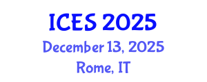 International Conference on Educational Sciences (ICES) December 13, 2025 - Rome, Italy