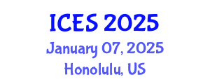 International Conference on Educational Sciences (ICES) January 07, 2025 - Honolulu, United States