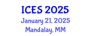 International Conference on Educational Sciences (ICES) January 21, 2025 - Mandalay, Myanmar