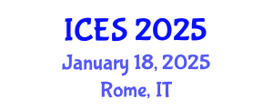 International Conference on Educational Sciences (ICES) January 18, 2025 - Rome, Italy