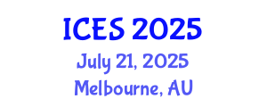 International Conference on Educational Sciences (ICES) July 21, 2025 - Melbourne, Australia