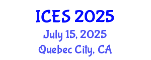 International Conference on Educational Sciences (ICES) July 15, 2025 - Quebec City, Canada