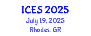 International Conference on Educational Sciences (ICES) July 19, 2025 - Rhodes, Greece