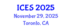 International Conference on Educational Sciences (ICES) November 29, 2025 - Toronto, Canada