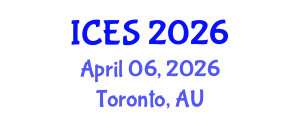 International Conference on Educational Sciences (ICES) April 06, 2026 - Toronto, Australia International Conference on Educational Sciences (ICES) April 06, 2026 - Toronto, Australia