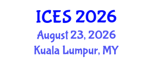 International Conference on Educational Sciences (ICES) August 23, 2026 - Kuala Lumpur, Malaysia International Conference on Educational Sciences (ICES) August 23, 2026 - Kuala Lumpur, Malaysia