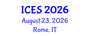 International Conference on Educational Sciences (ICES) August 23, 2026 - Rome, Italy International Conference on Educational Sciences (ICES) August 23, 2026 - Rome, Italy