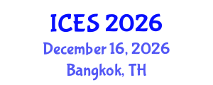 International Conference on Educational Sciences (ICES) December 16, 2026 - Bangkok, Thailand International Conference on Educational Sciences (ICES) December 16, 2026 - Bangkok, Thailand