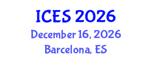 International Conference on Educational Sciences (ICES) December 16, 2026 - Barcelona, Spain International Conference on Educational Sciences (ICES) December 16, 2026 - Barcelona, Spain