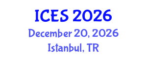 International Conference on Educational Sciences (ICES) December 20, 2026 - Istanbul, Turkey International Conference on Educational Sciences (ICES) December 20, 2026 - Istanbul, Turkey