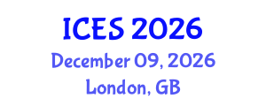 International Conference on Educational Sciences (ICES) December 09, 2026 - London, United Kingdom International Conference on Educational Sciences (ICES) December 09, 2026 - London, United Kingdom