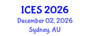 International Conference on Educational Sciences (ICES) December 02, 2026 - Sydney, Australia International Conference on Educational Sciences (ICES) December 02, 2026 - Sydney, Australia
