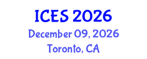 International Conference on Educational Sciences (ICES) December 09, 2026 - Toronto, Canada International Conference on Educational Sciences (ICES) December 09, 2026 - Toronto, Canada