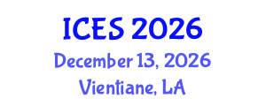 International Conference on Educational Sciences (ICES) December 13, 2026 - Vientiane, Laos International Conference on Educational Sciences (ICES) December 13, 2026 - Vientiane, Laos