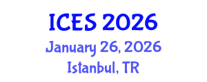 International Conference on Educational Sciences (ICES) January 26, 2026 - Istanbul, Turkey International Conference on Educational Sciences (ICES) January 26, 2026 - Istanbul, Turkey