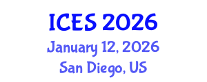 International Conference on Educational Sciences (ICES) January 12, 2026 - San Diego, United States International Conference on Educational Sciences (ICES) January 12, 2026 - San Diego, United States