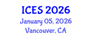 International Conference on Educational Sciences (ICES) January 05, 2026 - Vancouver, Canada International Conference on Educational Sciences (ICES) January 05, 2026 - Vancouver, Canada