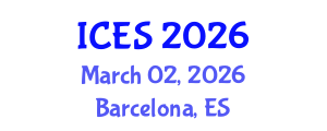 International Conference on Educational Sciences (ICES) March 02, 2026 - Barcelona, Spain International Conference on Educational Sciences (ICES) March 02, 2026 - Barcelona, Spain