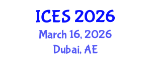 International Conference on Educational Sciences (ICES) March 16, 2026 - Dubai, United Arab Emirates International Conference on Educational Sciences (ICES) March 16, 2026 - Dubai, United Arab Emirates