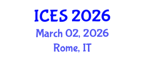 International Conference on Educational Sciences (ICES) March 02, 2026 - Rome, Italy International Conference on Educational Sciences (ICES) March 02, 2026 - Rome, Italy