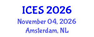 International Conference on Educational Sciences (ICES) November 04, 2026 - Amsterdam, Netherlands International Conference on Educational Sciences (ICES) November 04, 2026 - Amsterdam, Netherlands